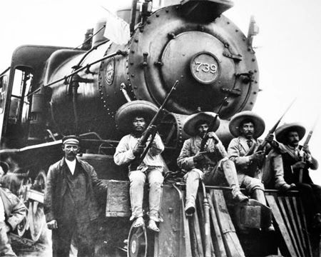 Zapatistas on train