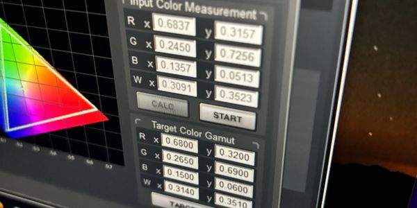Sony Digital Cinema colour calibration.