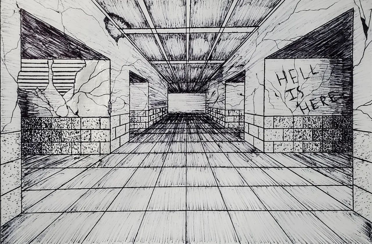 Abandoned Hallway

Pen on Paper

7.5in x 4.75in

2022

I have a facination for abandoned buildings. 