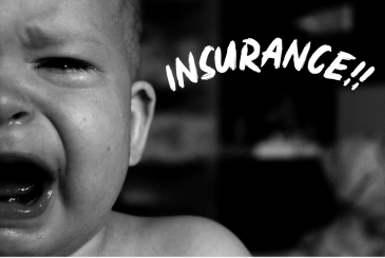 crying insurance baby