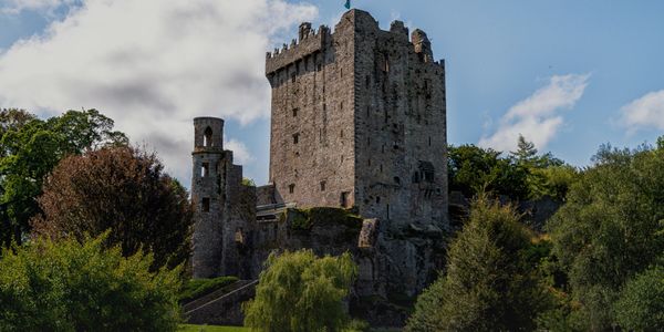 Photo of Blarney Castle built near Cork, Ireland. Built by the MacCarthy of Muskerry dynasty.