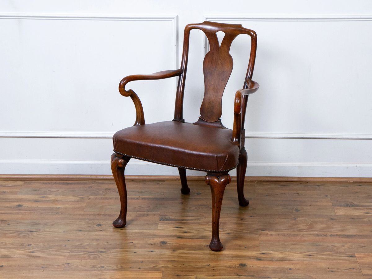 Early 18th Century English Walnut Queen Anne Shepherds Crook