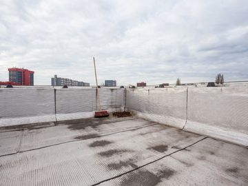 Maintenance on commercial roof