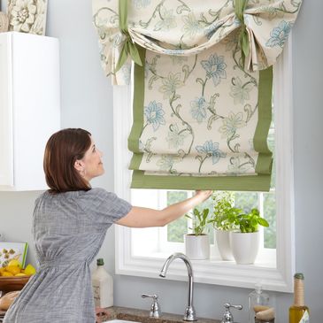 roman shades fabric valance