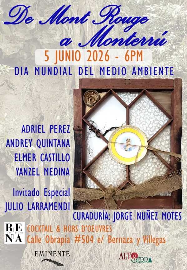 Art event De Mont Rouge a Monterru on June 5, 2026, celebrating World Environment Day.
