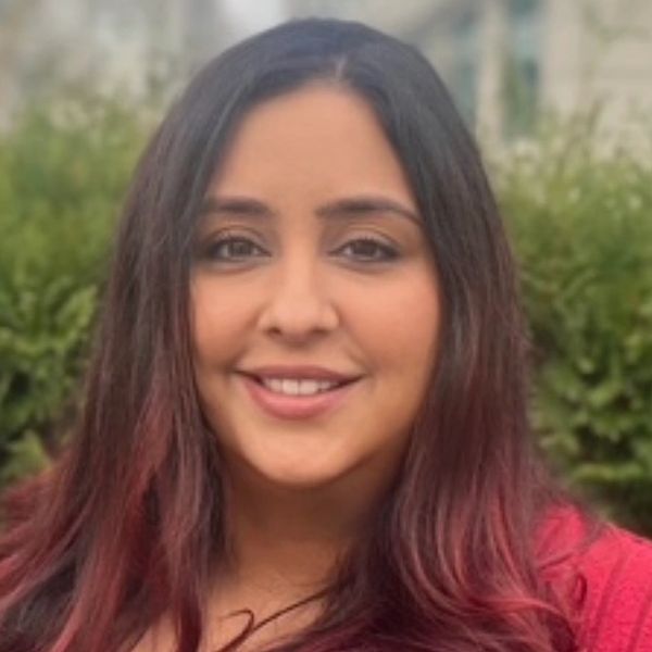 Kiran deol looking on the camera