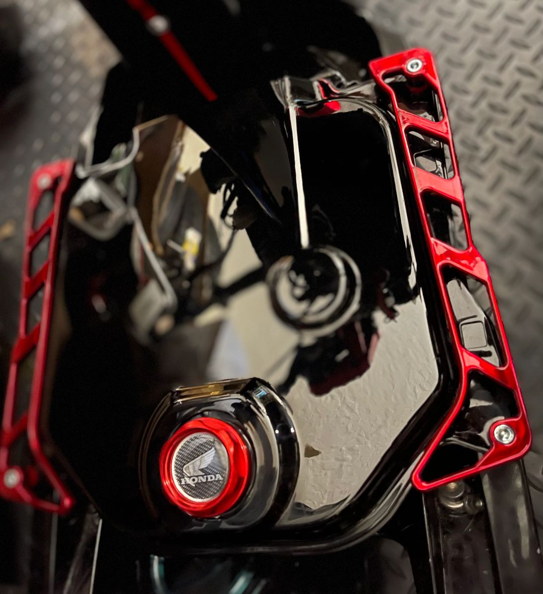 Honda Ruckus Billet aluminum gas tank guard