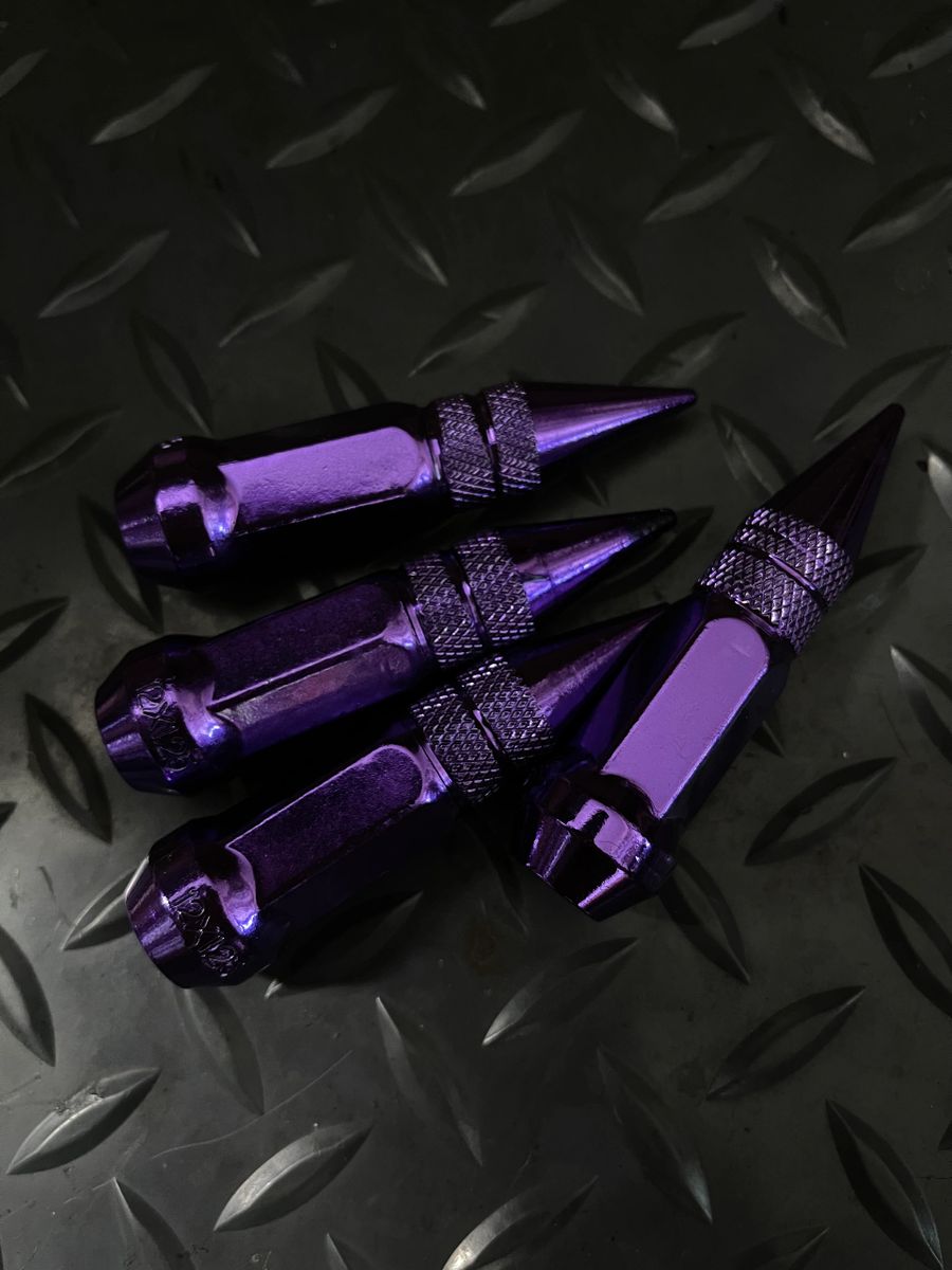 SPIKED LUG NUTS 12 x 1.25 color options