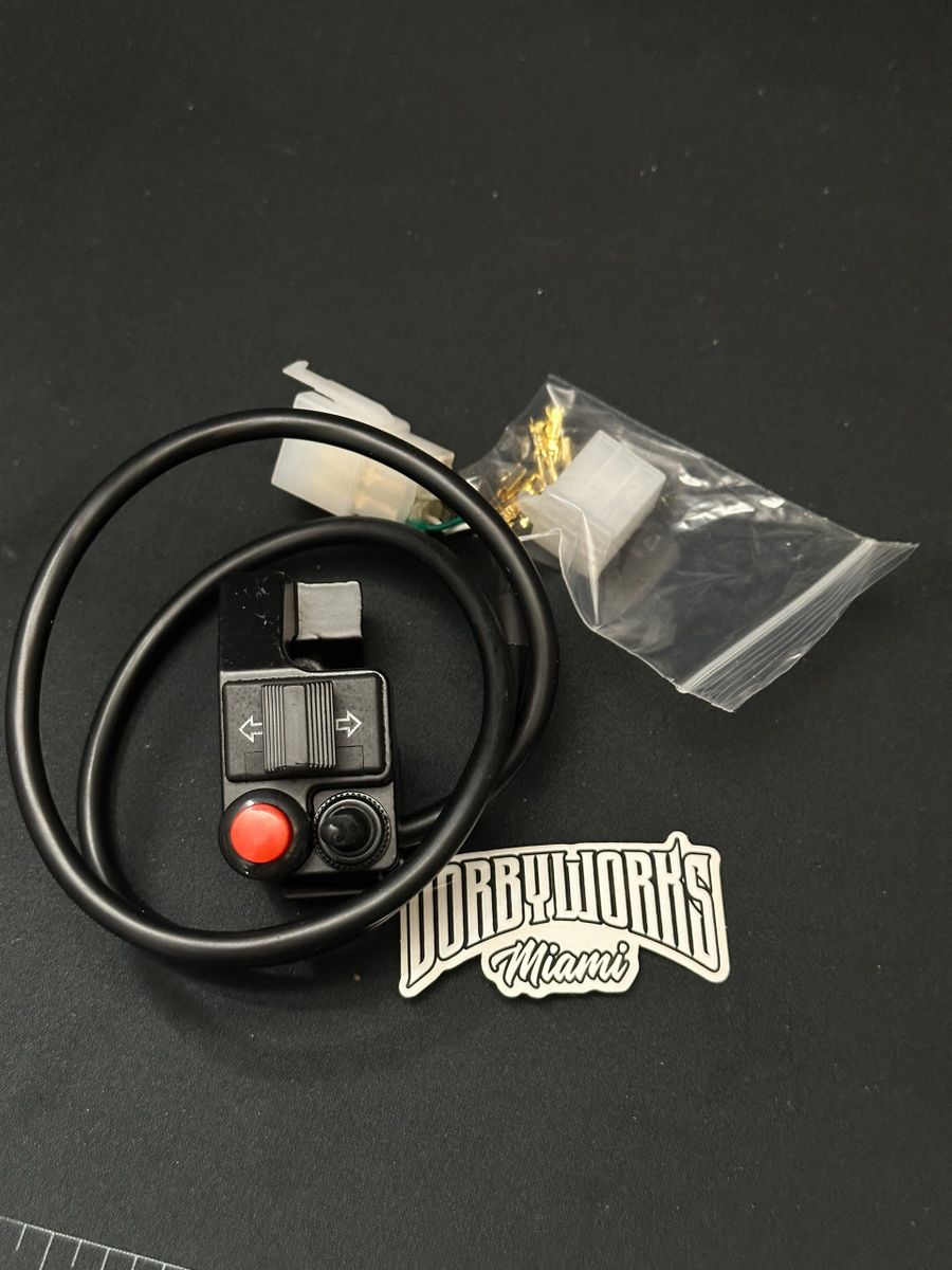 Aluminum Left hand control replacement switch - GY6 Plug & play harness ...