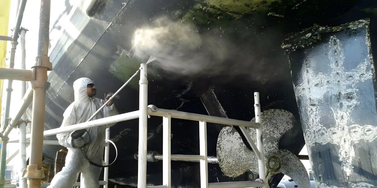 Antifouling work by xtl marine