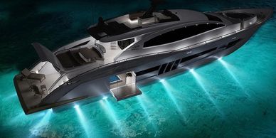 Luxury yacht featuring advanced electric and electronic services by XTL Marine