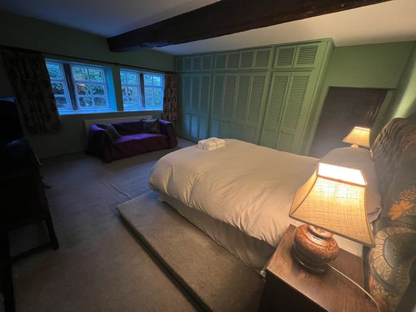 The Master Bedroom (En Suite) - Finished in an authentic period sage tone