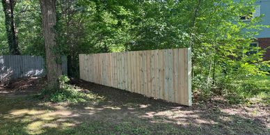 Board on board privacy fence in Indianapolis, IN