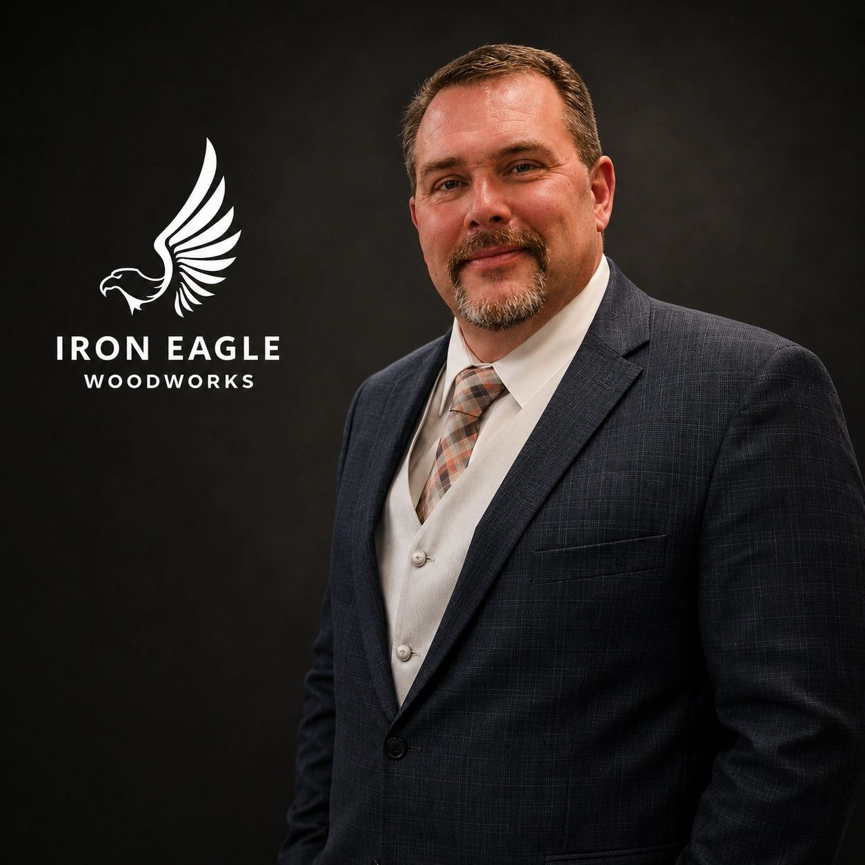 Ed Butler, owner of Iron Eagle Woodworks. Custom, heirloom live edge luxury furniture. 