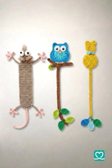 Whimsy Between the Pages 🦉🐁 🐈 
​Never lose your place in a story with these character bookmarks. 