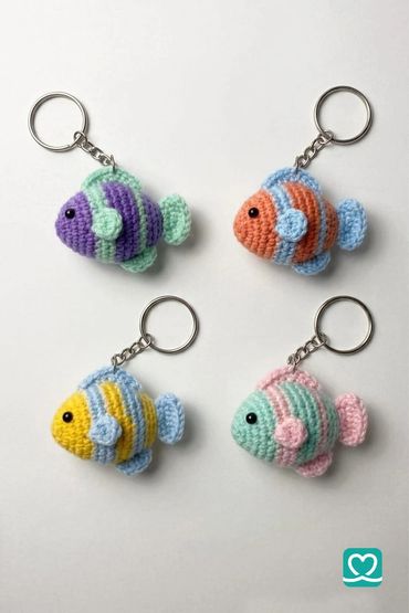 The Guppy 🐟 Gang Keychains
​Bring a little piece of the ocean with you everywhere! 