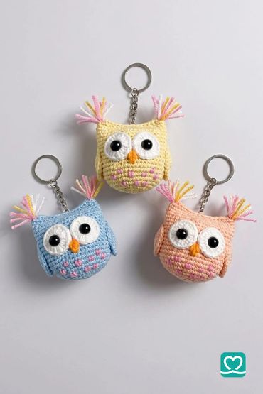 The Wise Owl Trio Keychain 🦉 
Bring a little bit of wisdom with you everywhere!