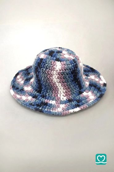 The Stargazer's Shade Bucket Hat🤠 
Shade your days in handmade comfort. 