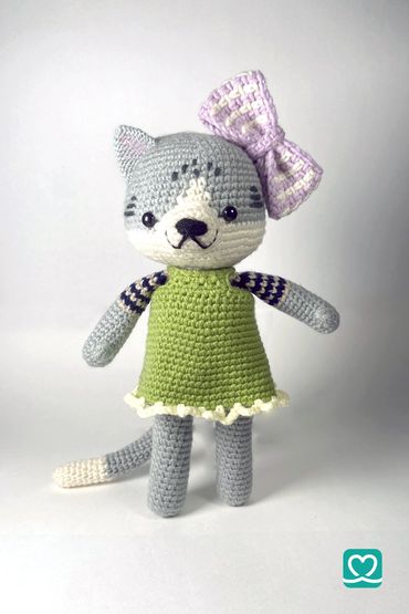 Satsuki Cat 🐱
Handmade with high-quality yarn and soft stuffing. 