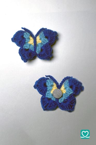 Butterfly Fridge Magnet🦋💙
Add a touch of handmade warmth to your kitchen.