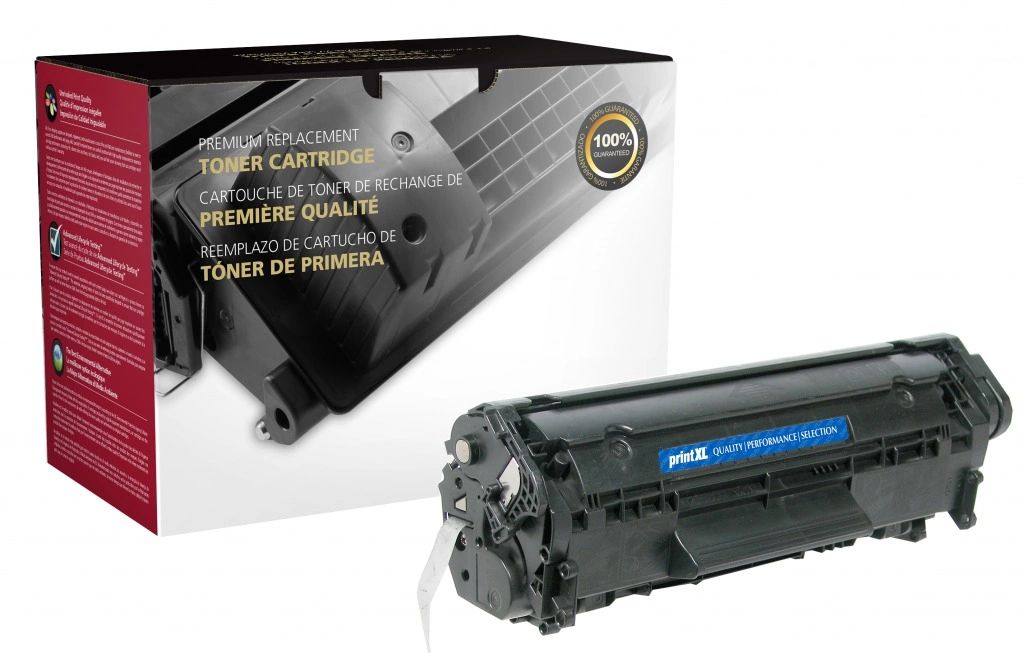 Clover Remanufactured HP 12A (Q2612A) Black Extended Yield Toner Cartridge