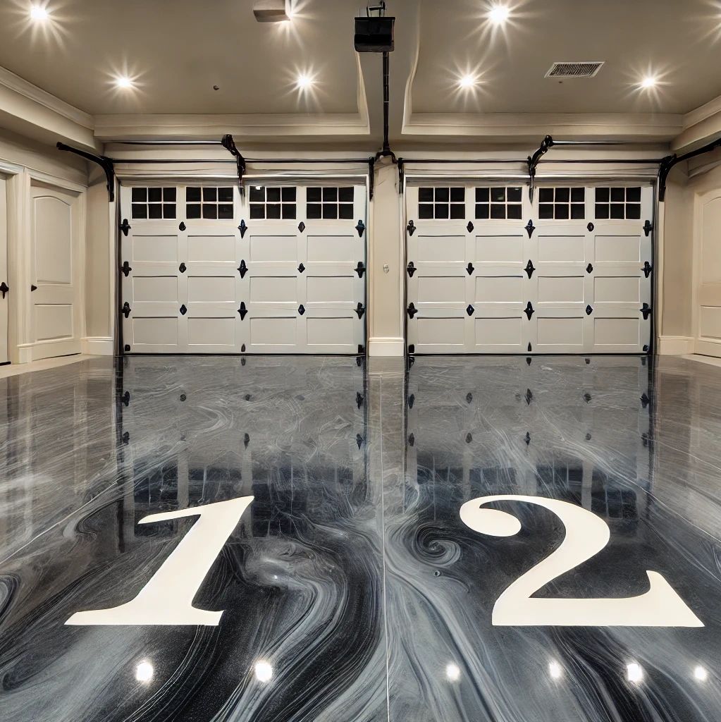 Sealed epoxy floor from previous customer