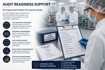 Healthcare professionals review audit readiness checklist in a medical facility.