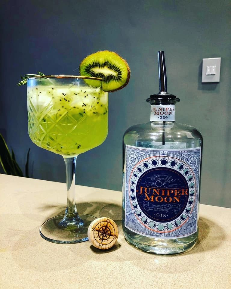Juniper Moon Gin The Kiwi And Lime Gin Cocktail