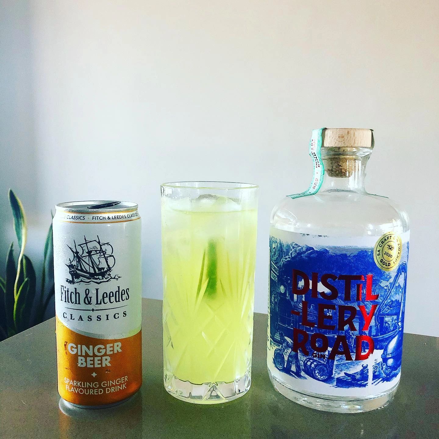 Distillery Road Lime and Ginger Beer Cocktail