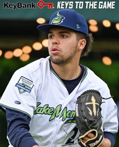Alvin Gomez playing summer ball for the Vermont Lake Monsters in preparation for his sophomore year 