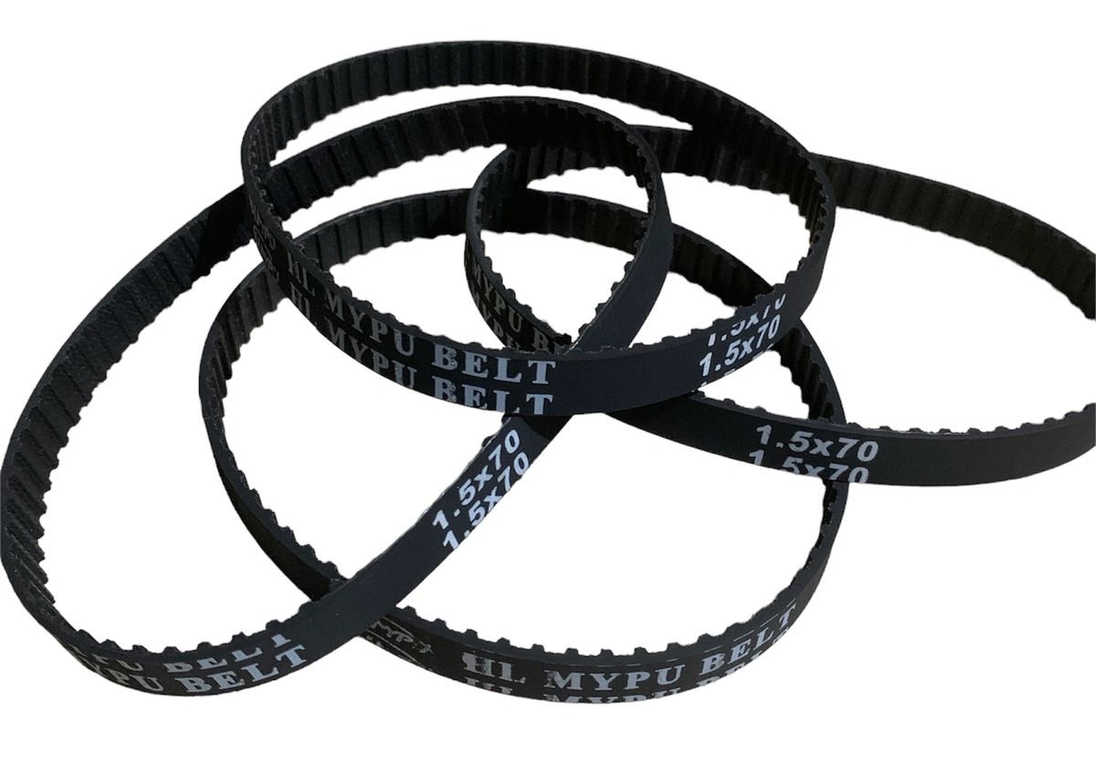 1.5X70 70 Teeth Mini Lathe Timing Belt