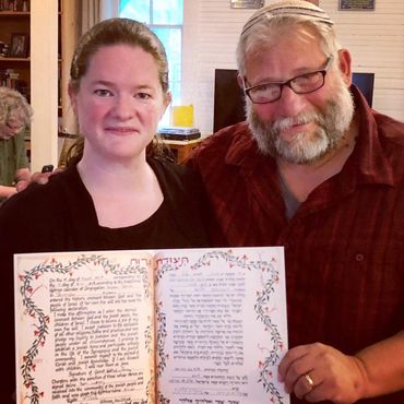 Rabbi Barry Altmark performs conversion to Judaism ceremony in Birmingham Alabama