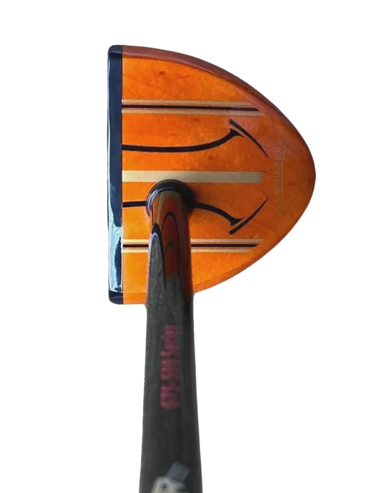 Close-up of a wooden park golf GTS-500 club