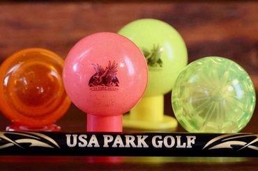 Samples of USA Park Golf and XP-3 Park Golf Balls