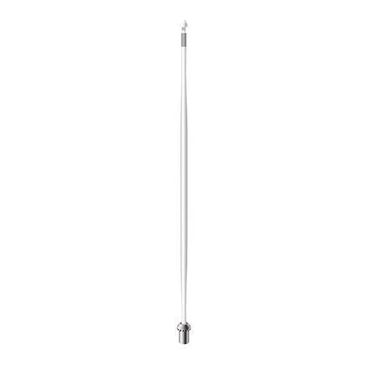 5 foot fiberglass flag stick designed for a tube flag and has professional ferrule for stability.
