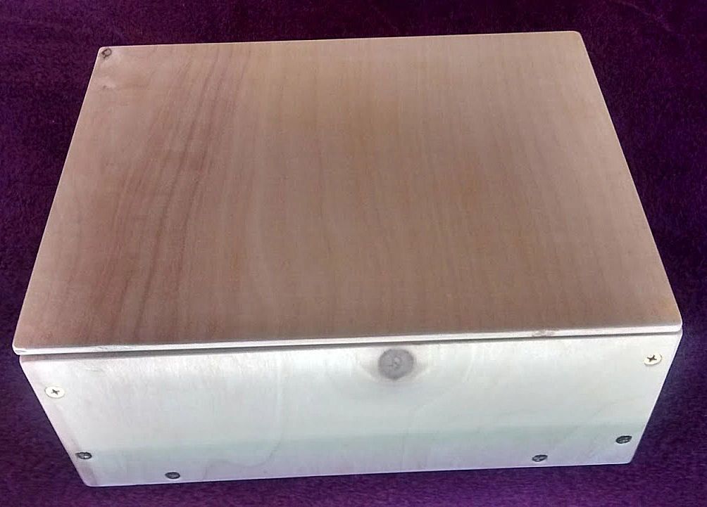 10 LB Wood Soap Mold Hot or Cold Process W/Flat Lid For Easy Stacking.