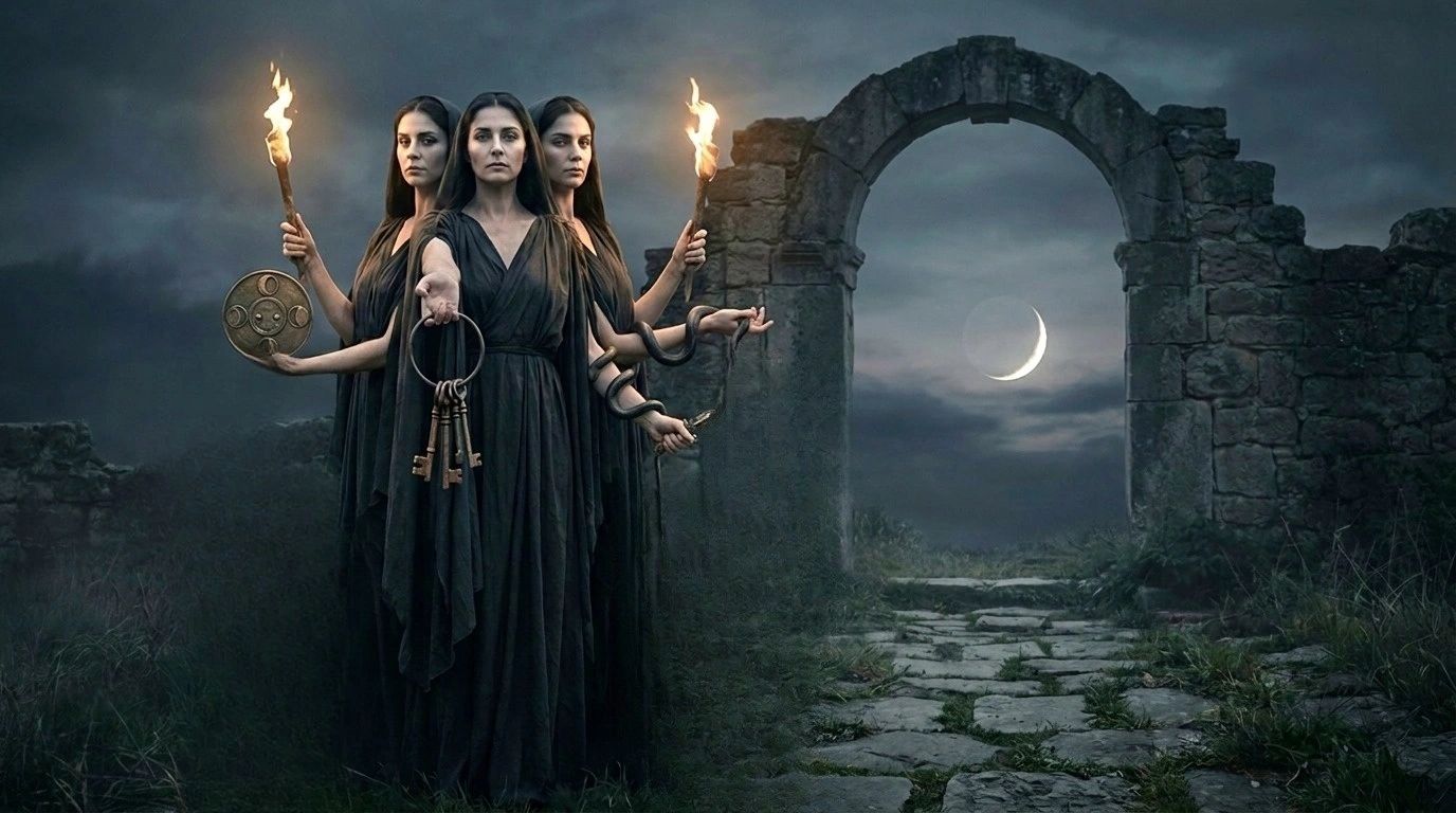 Who is Hekate (Hecate)? Ancient Goddess of Crossroads, magic and thresholds. 