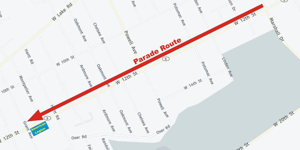 Parade Information, Map