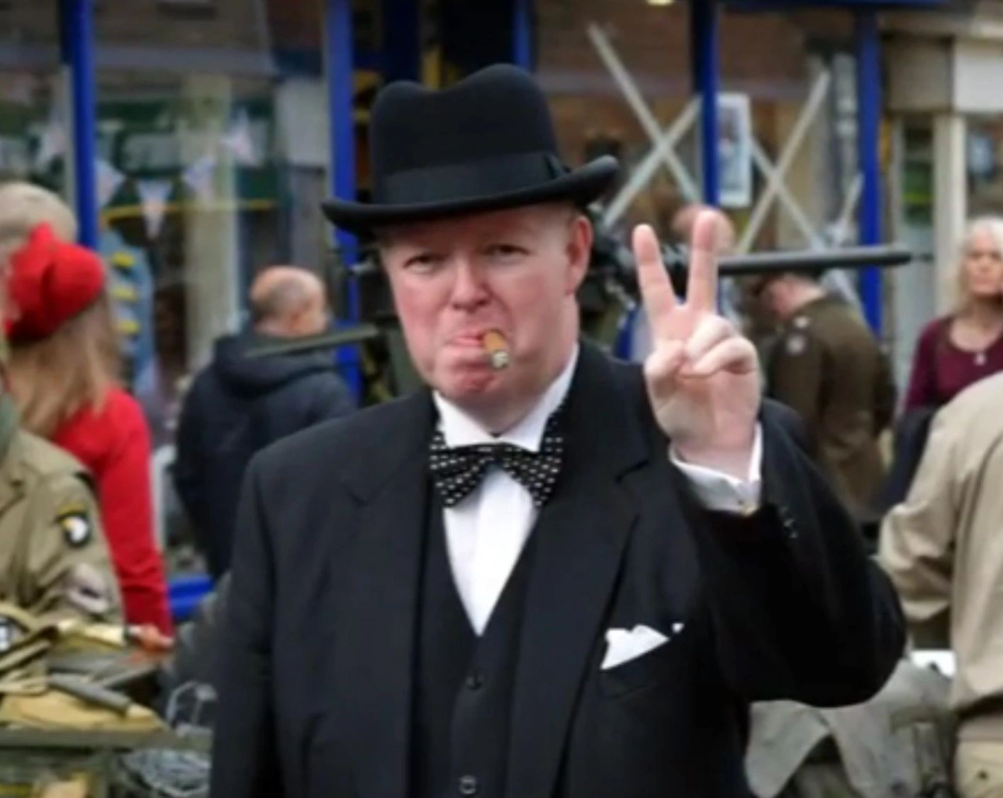 Winston Churchill at Pickering North Yorkshire Moors Railway 