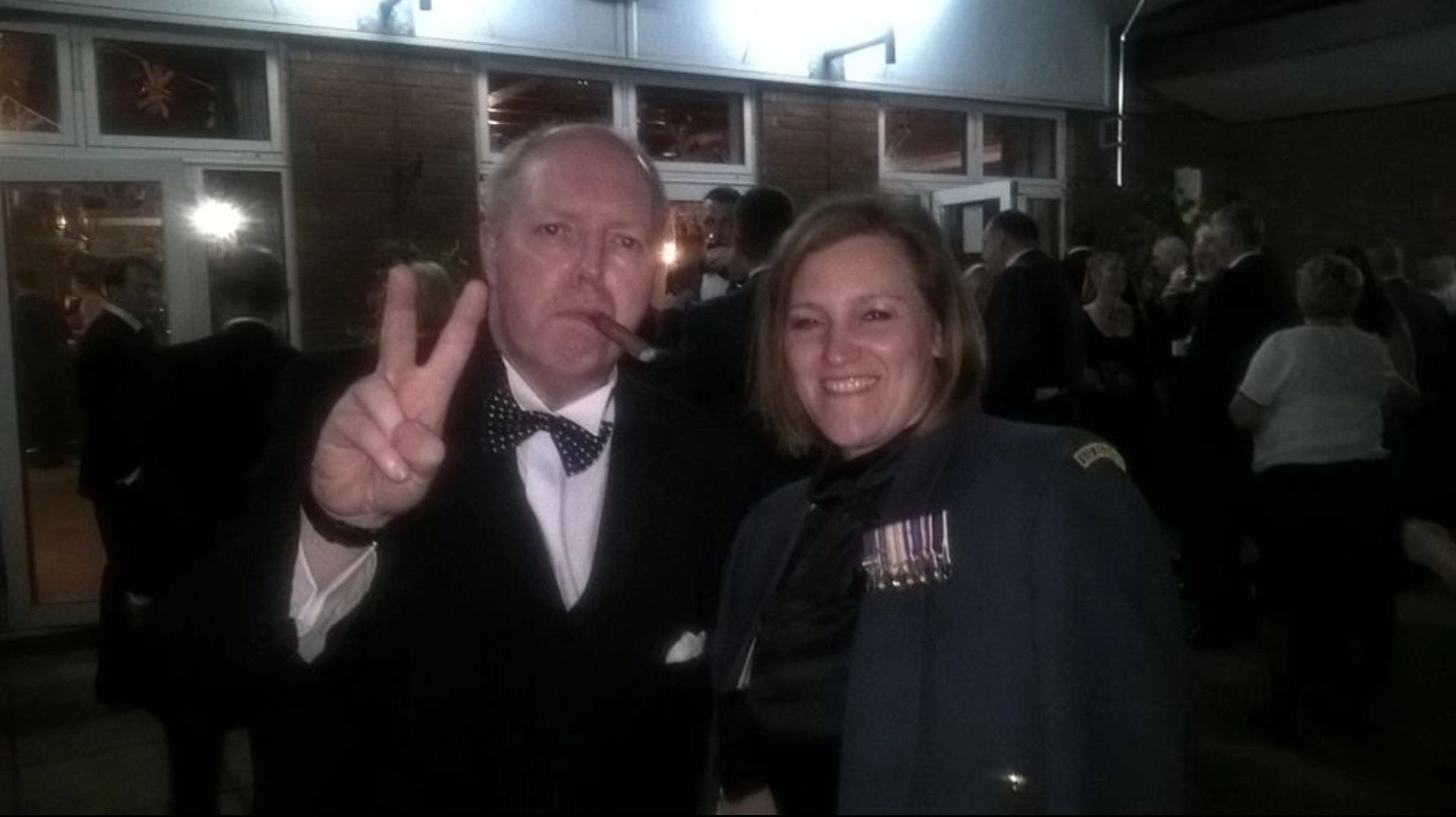 Winston Churchill at a Battle of Britain Dinner