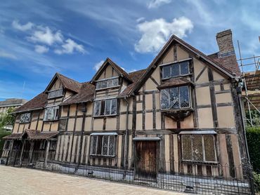 The birthplace of William Shakespeare in Stratford-upon-Avon.