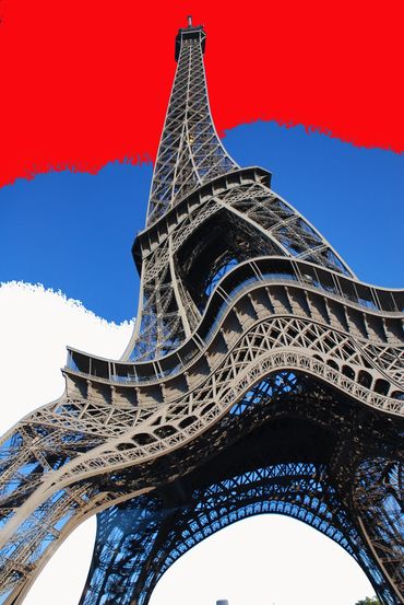 "French Twist" Some fun with editing the Eiffel Tower.