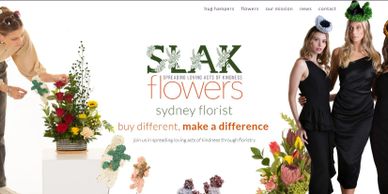 SLAK Flowers social enterprise floristry 