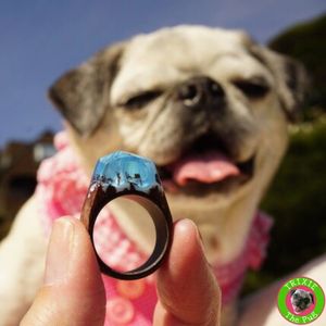 Trixie the Pug for Secret Wood Jewelry 