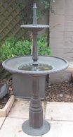 Fountain, bronze, 3 tier, habitatandstyle, 