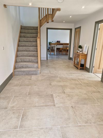 Floor Tiling completed in Saffron Walden