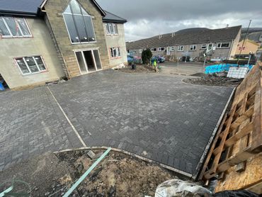 Block paving 