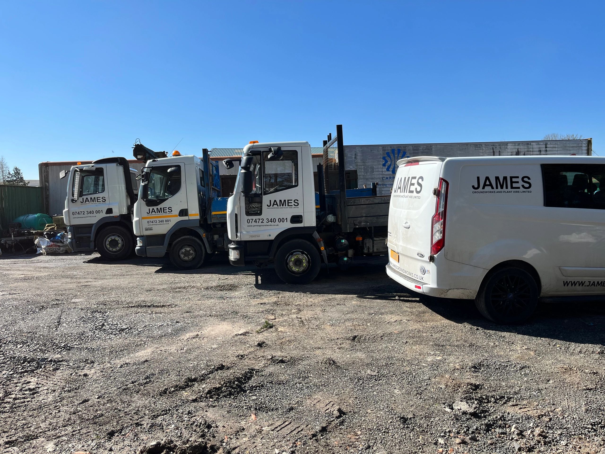 JAMES GROUNDWORKS AND PLANT HIRE LIMITED in Ebbw Vale, Wales