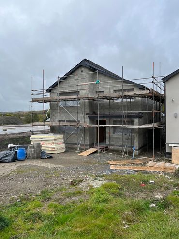 New build & raft foundation rhymney 