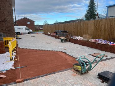 Block paving